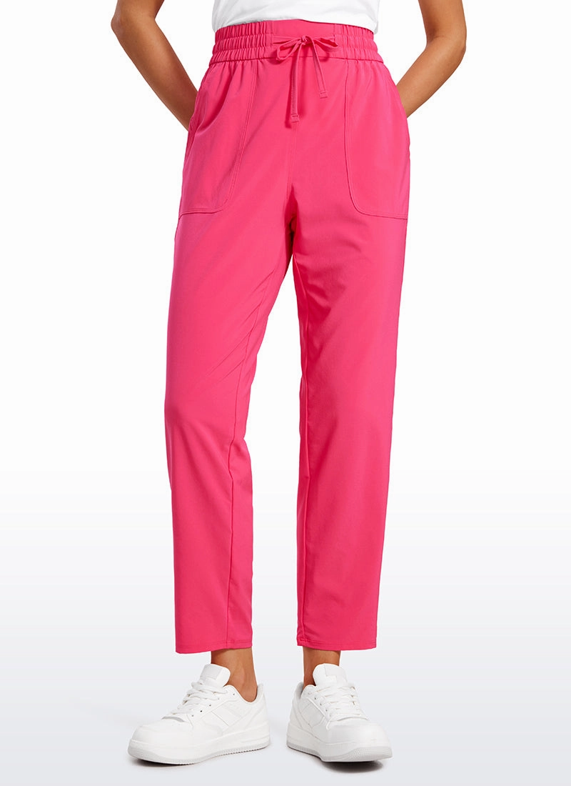 Feathery-Fit Soft Casual Workout Pants with Pockets 27"