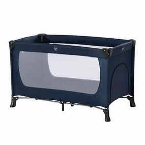 Hauck Dream N Play Plus Foldable Travel Bed and Playpen With Mattress, Navy Blue