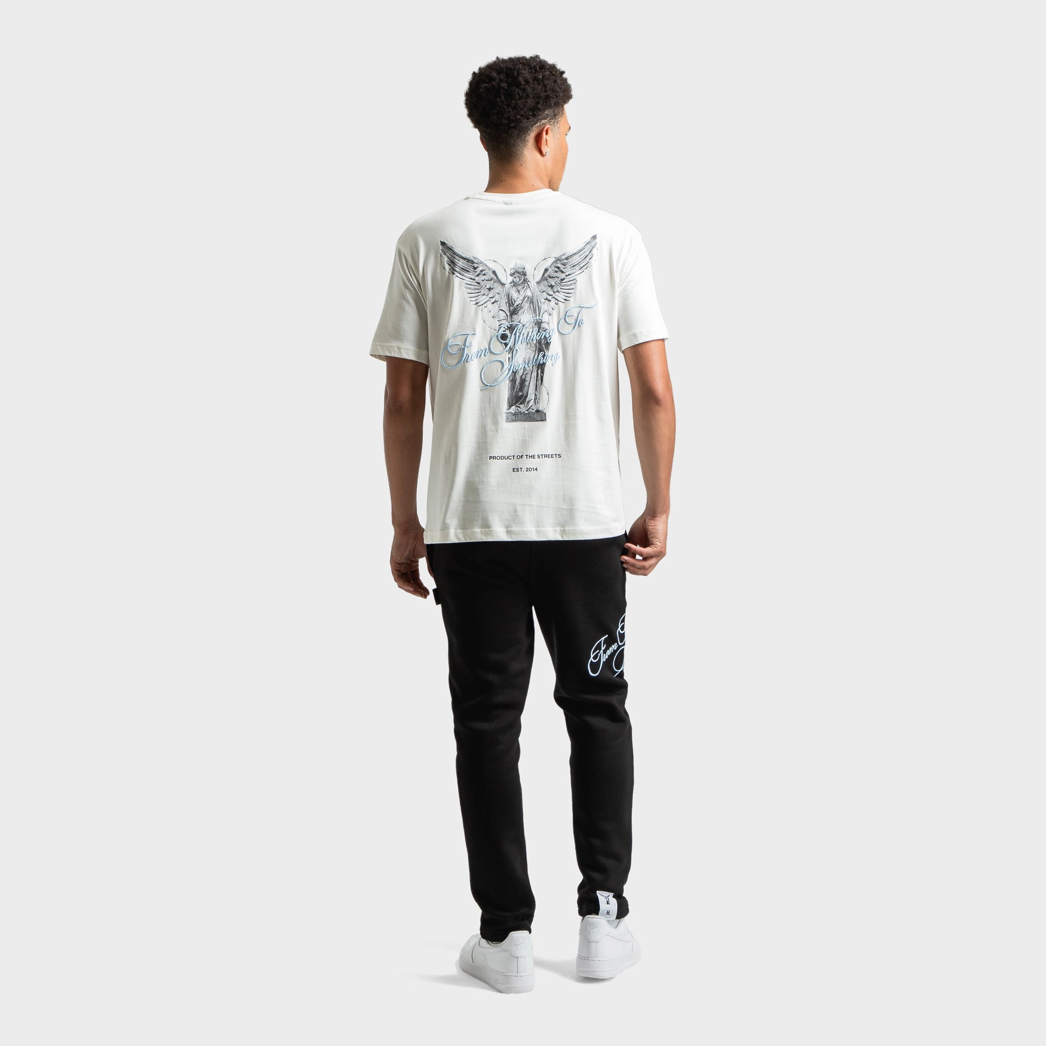 Hoodrich Vital T-Shirt Blanc De Blanc / Black - Clear Sky