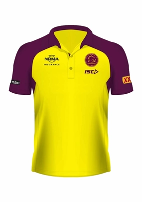 ISC Brisbane Broncos 2018 Mens Polo <BR> BB18POL01M