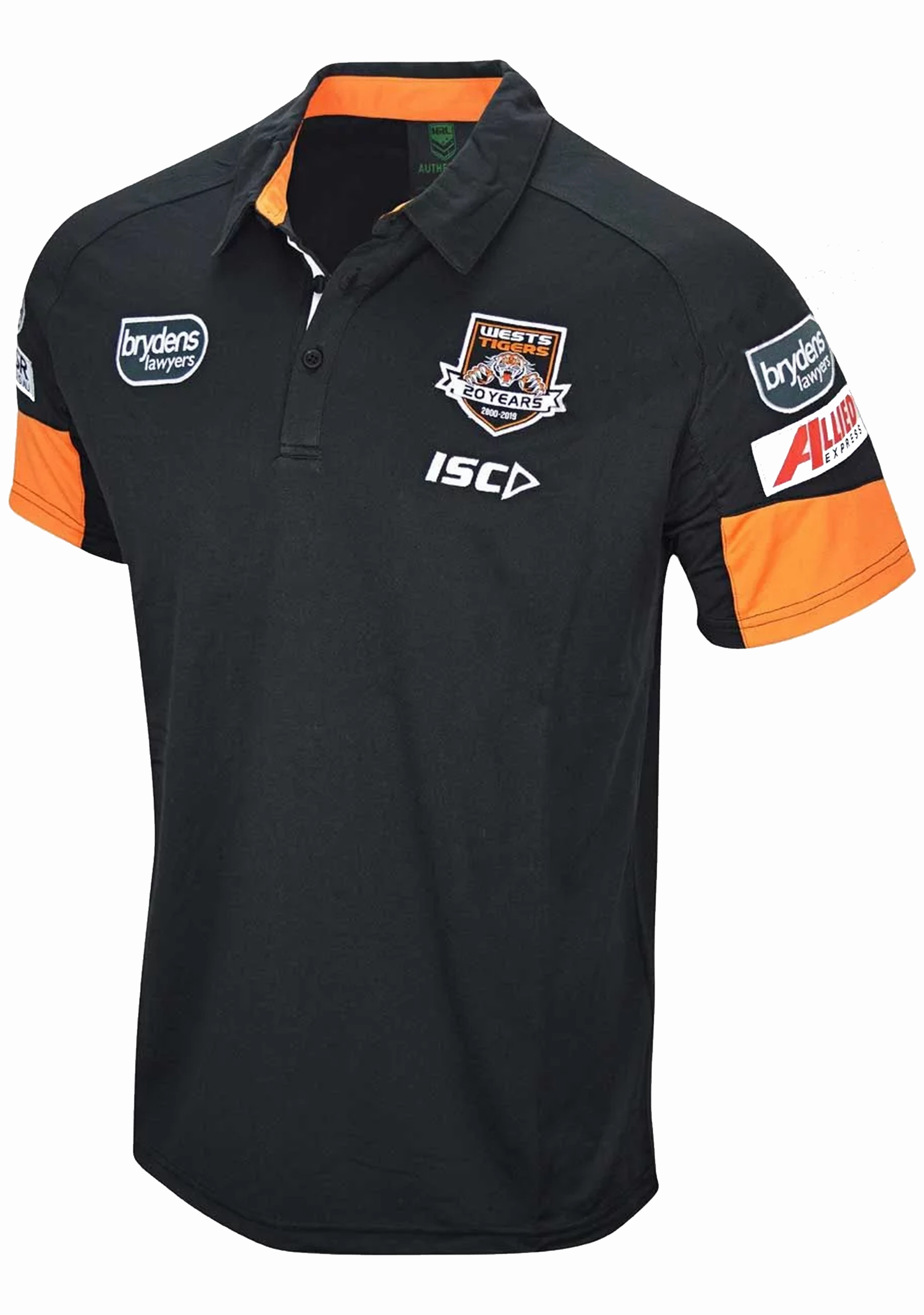 ISC Mens Wests Tigers Media Polo <br> WT19POL03M