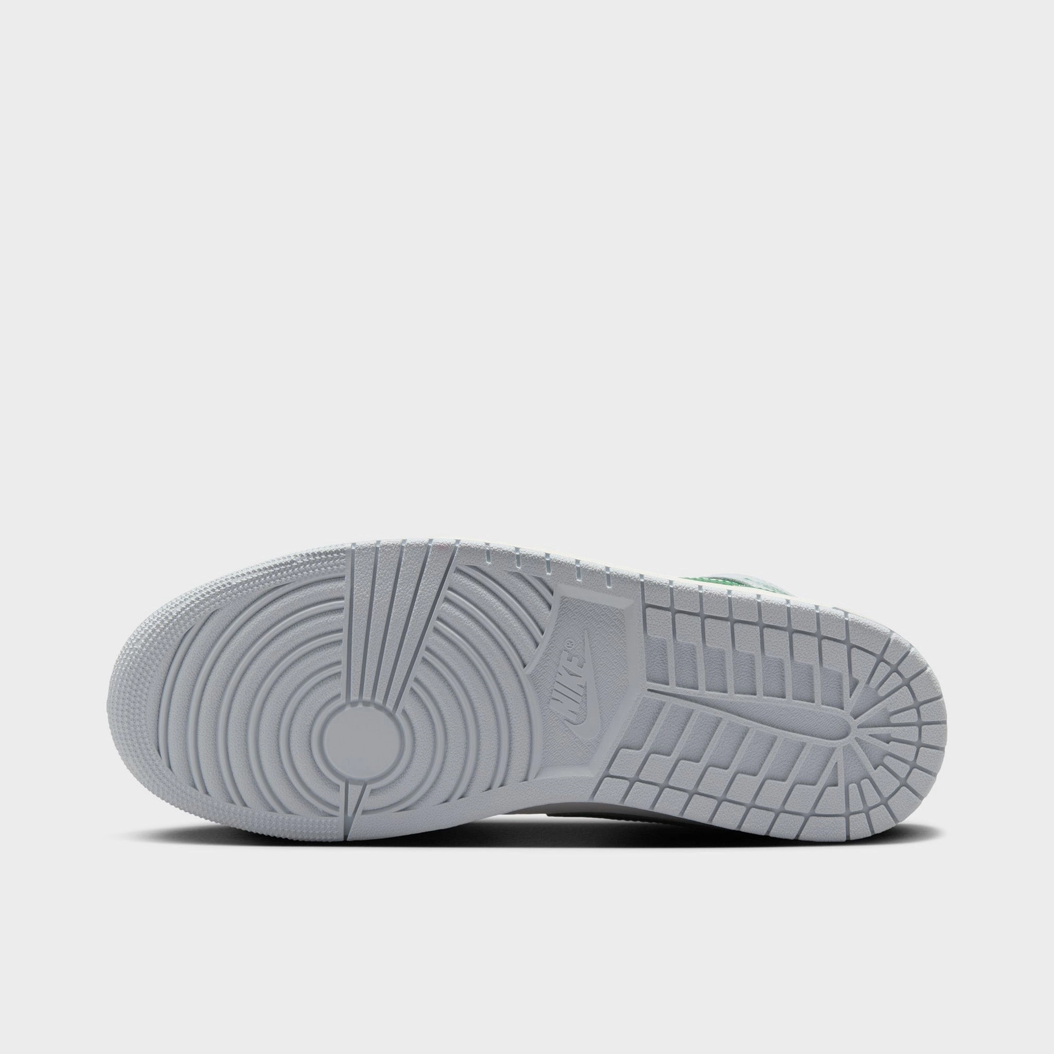 Jordan 1 Mid Summit White / Pine Green - Pure Platinum