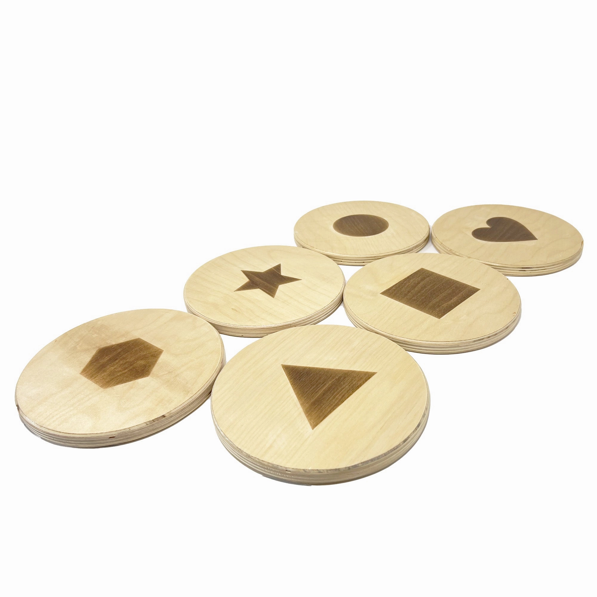 Kids Wooden Balance Beam With Wooden Steeping Stones | 12 Piece Set