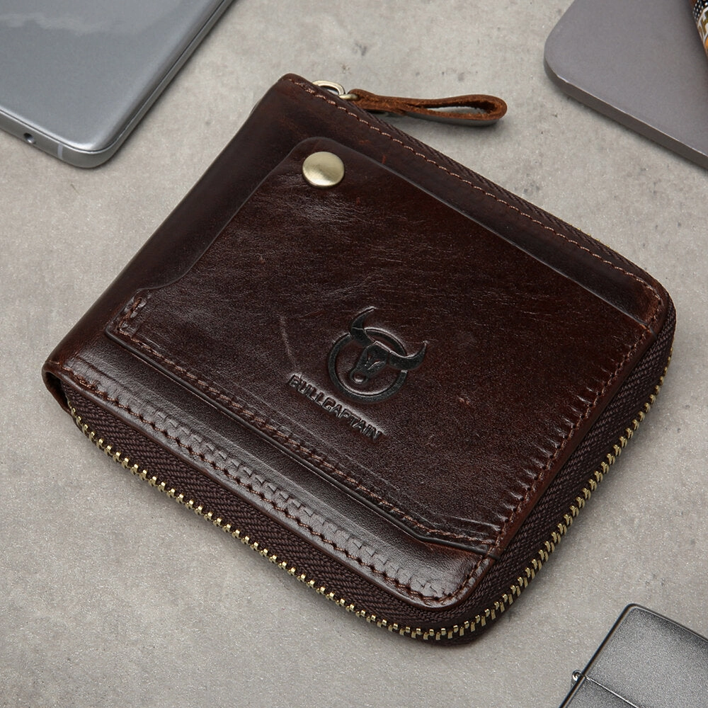Leather Wallets For Men Coin Purse, ID Wallets, Card Case, Money Clip, Bifold