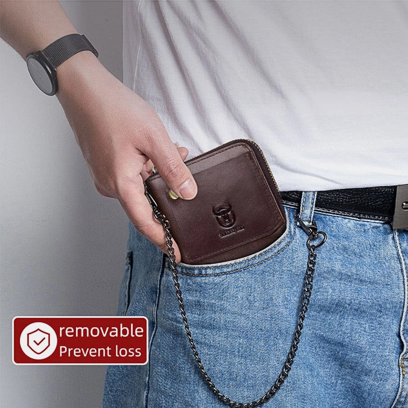 Leather Wallets For Men Coin Purse, ID Wallets, Card Case, Money Clip, Bifold