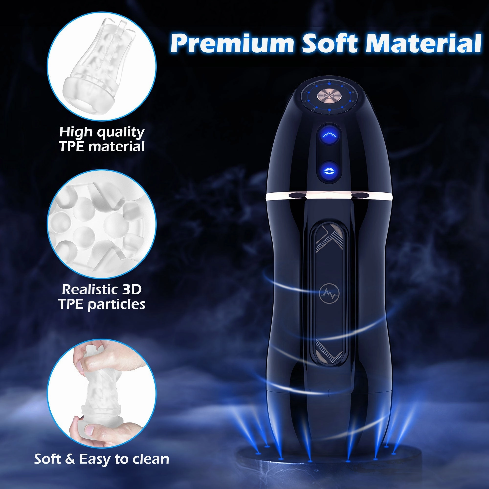 Leo - Automatic Sucking Male Masturbator with Vibration