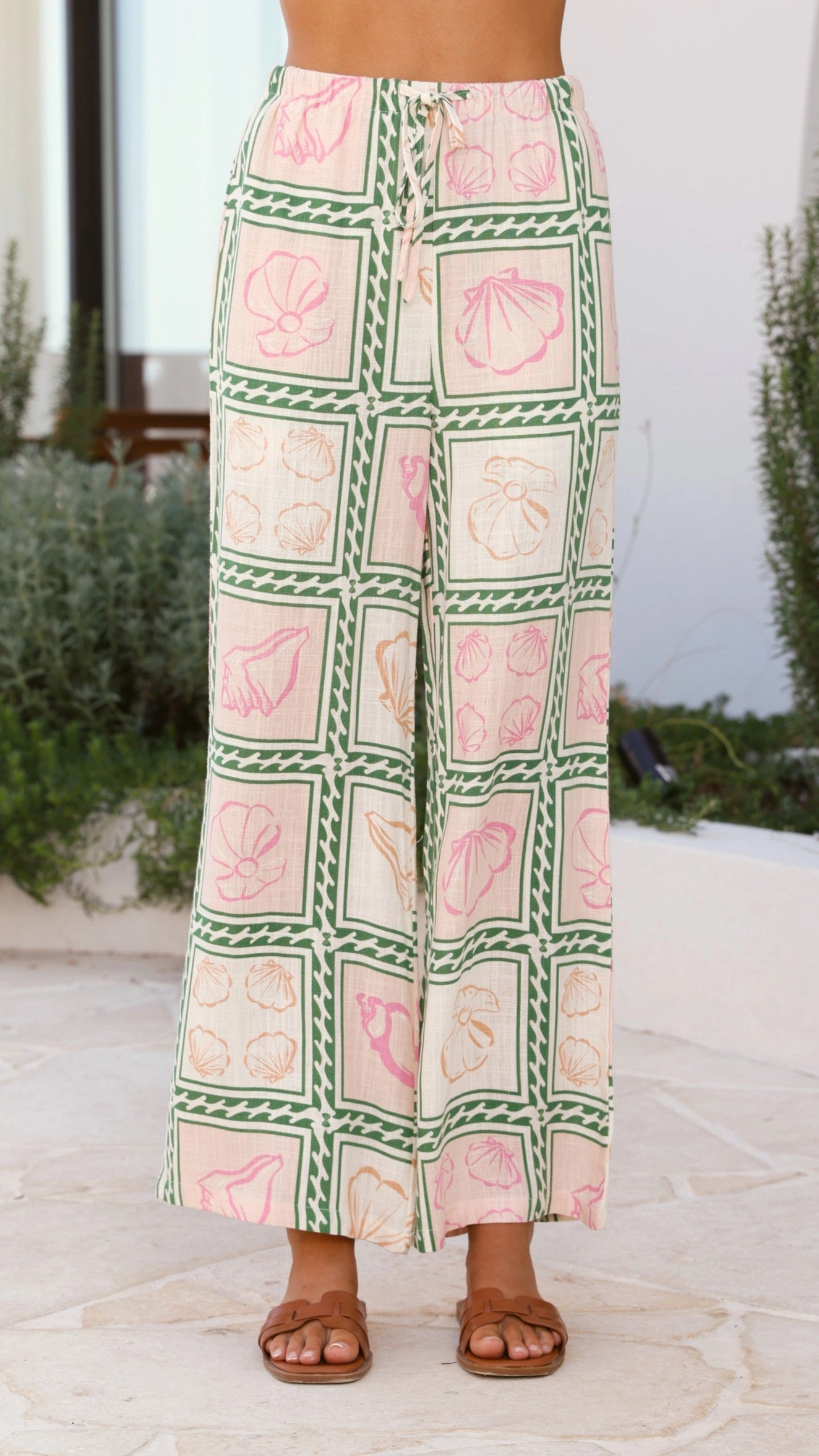 Lisa Pants - Coastal Print