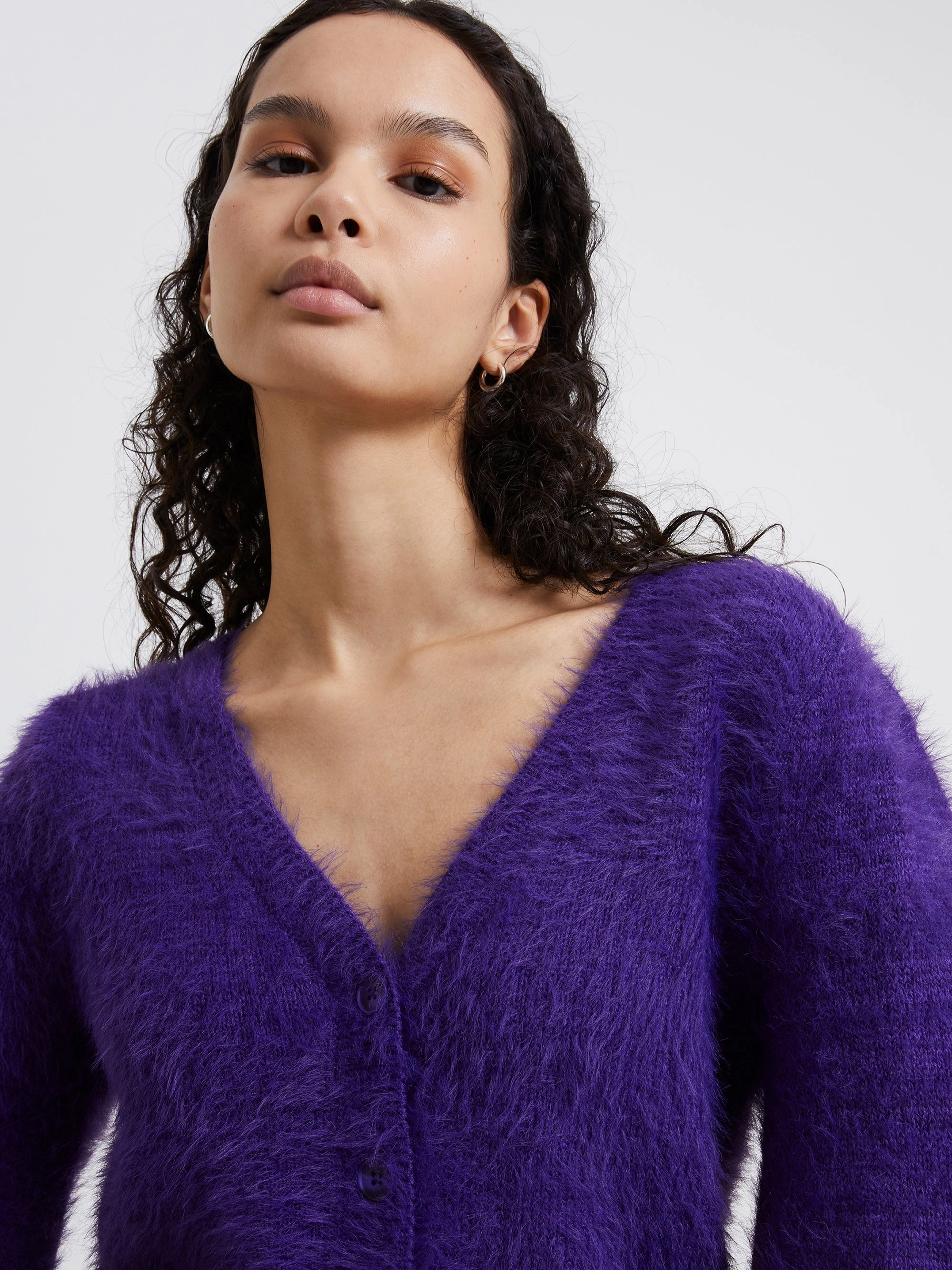 Meena Fluffy Cardigan