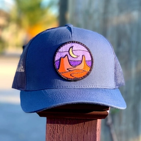 Men's Curved Brim Trucker w/ Desert