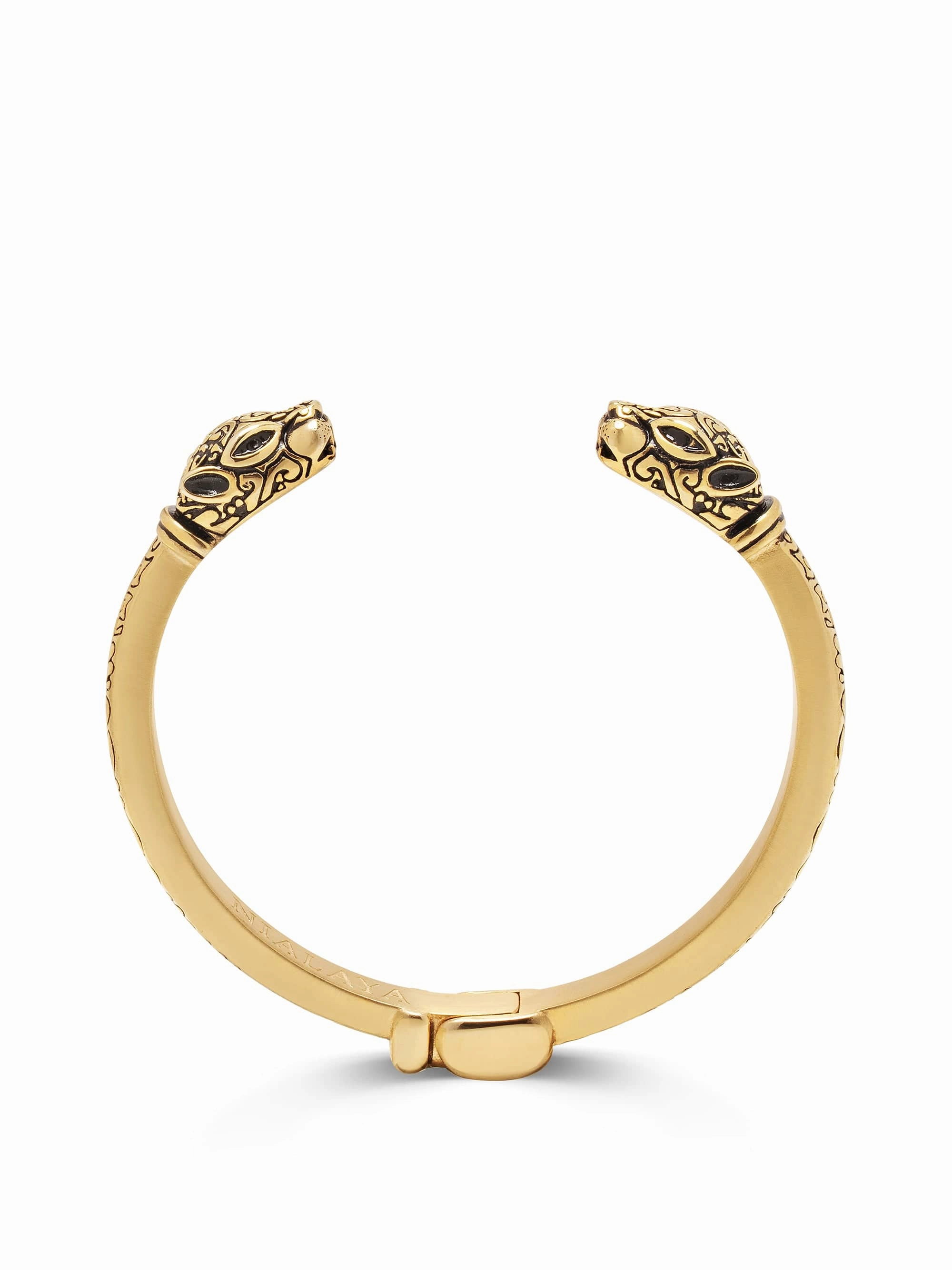 Men's Panther Bangle in Gold