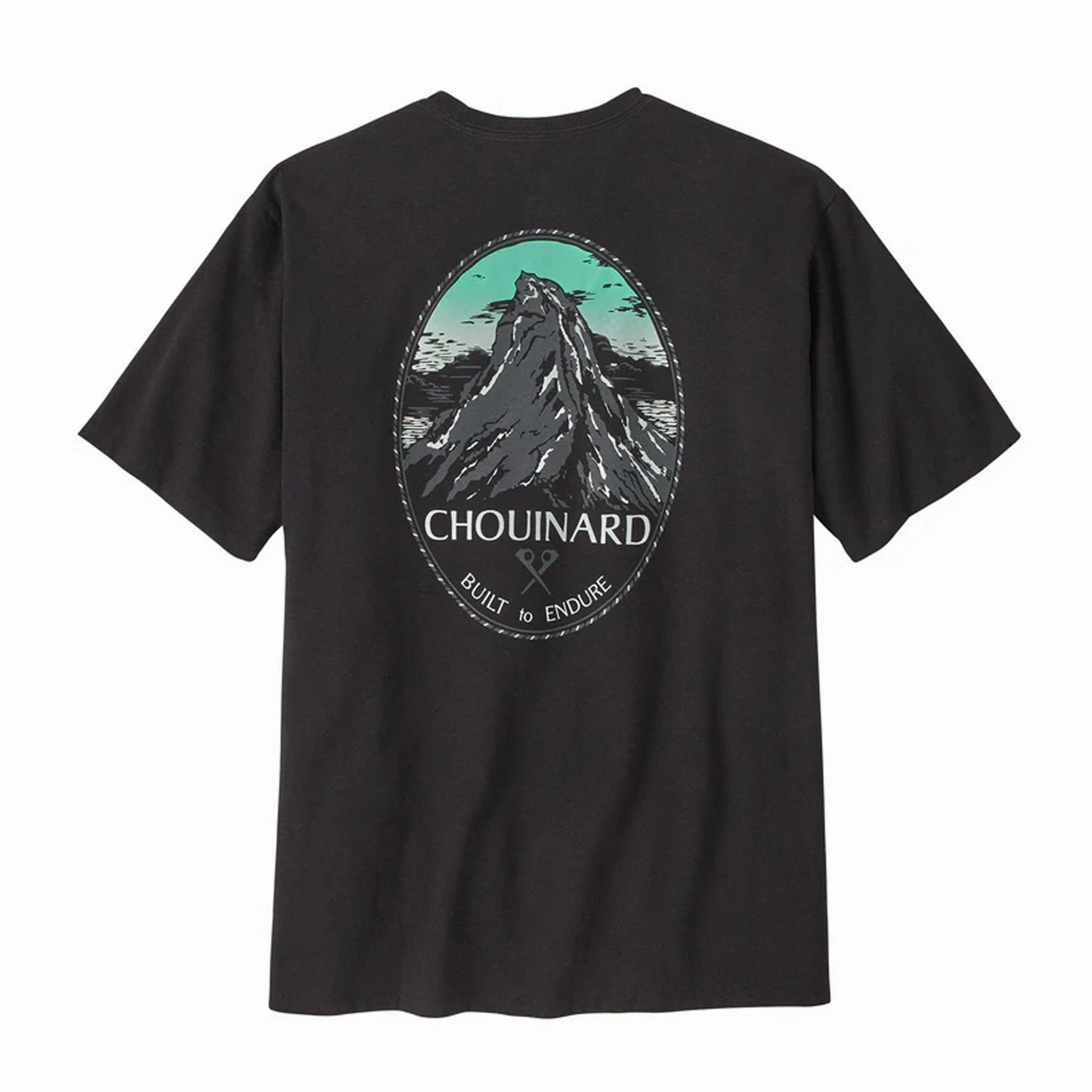 Mens Patagonia Chouinard Crest Pocket Responsibili-Tee