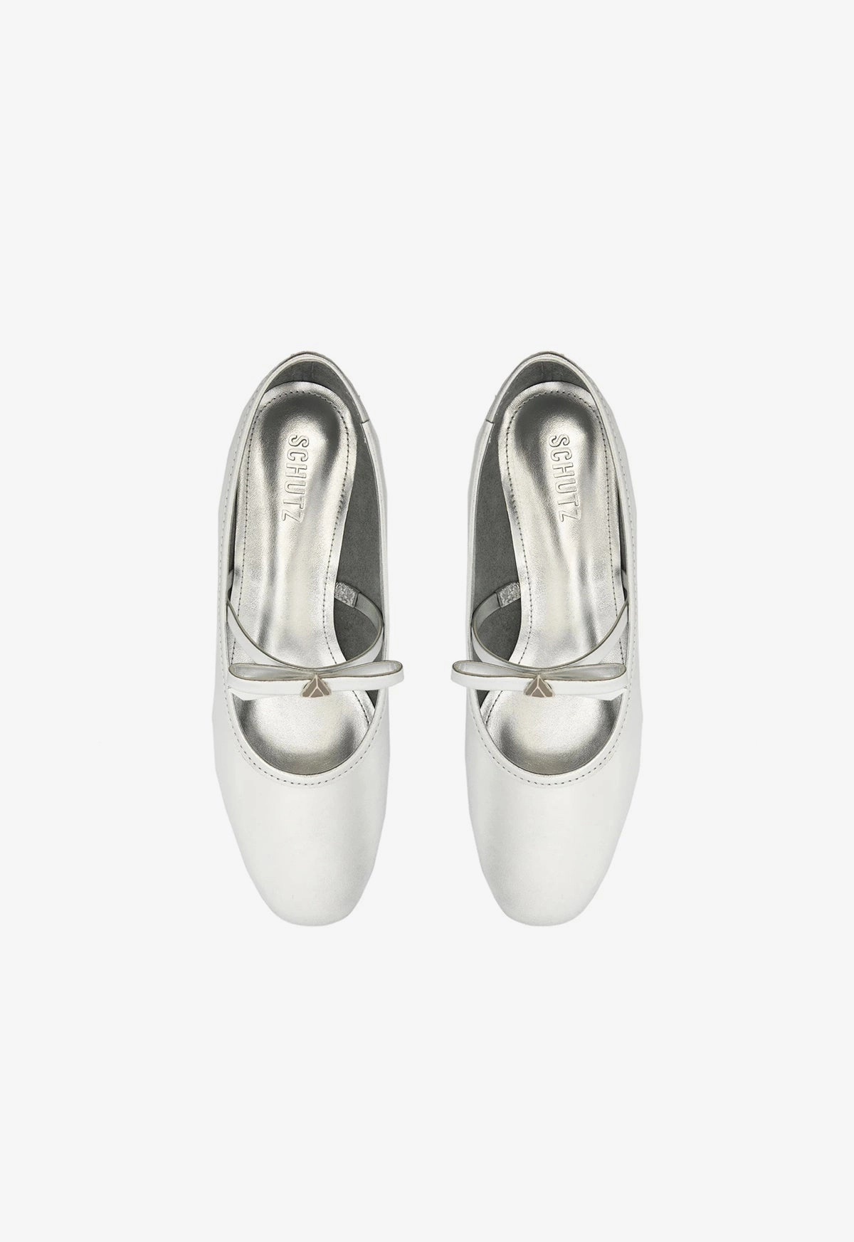 Nancy Metallic Leather Flat