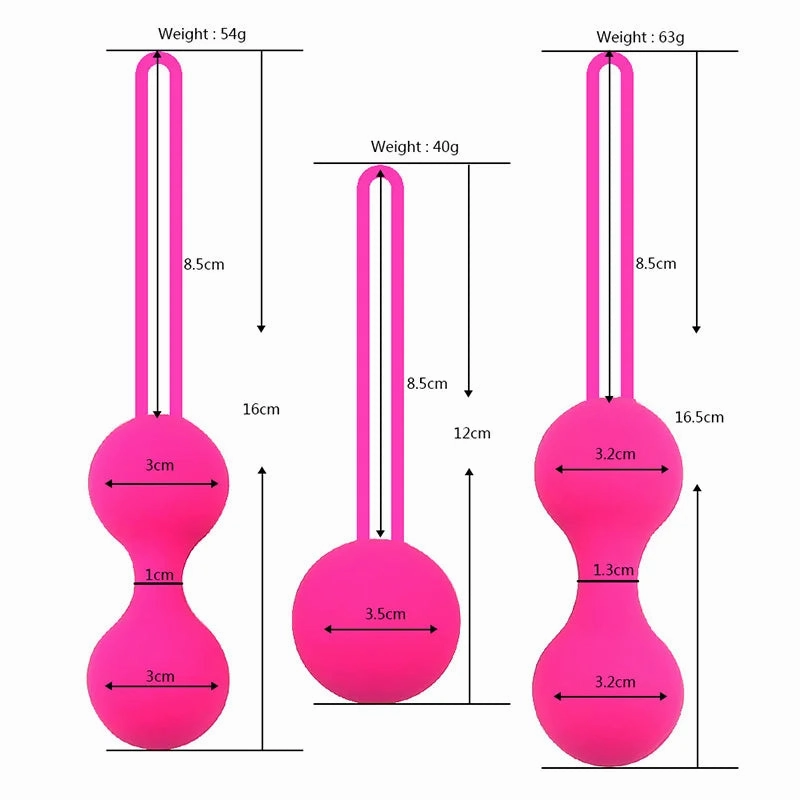 Pelvic Power Kegel Ball: Soft Silicone Kegel Eggs for Enhanced Pelvic Floor Strength