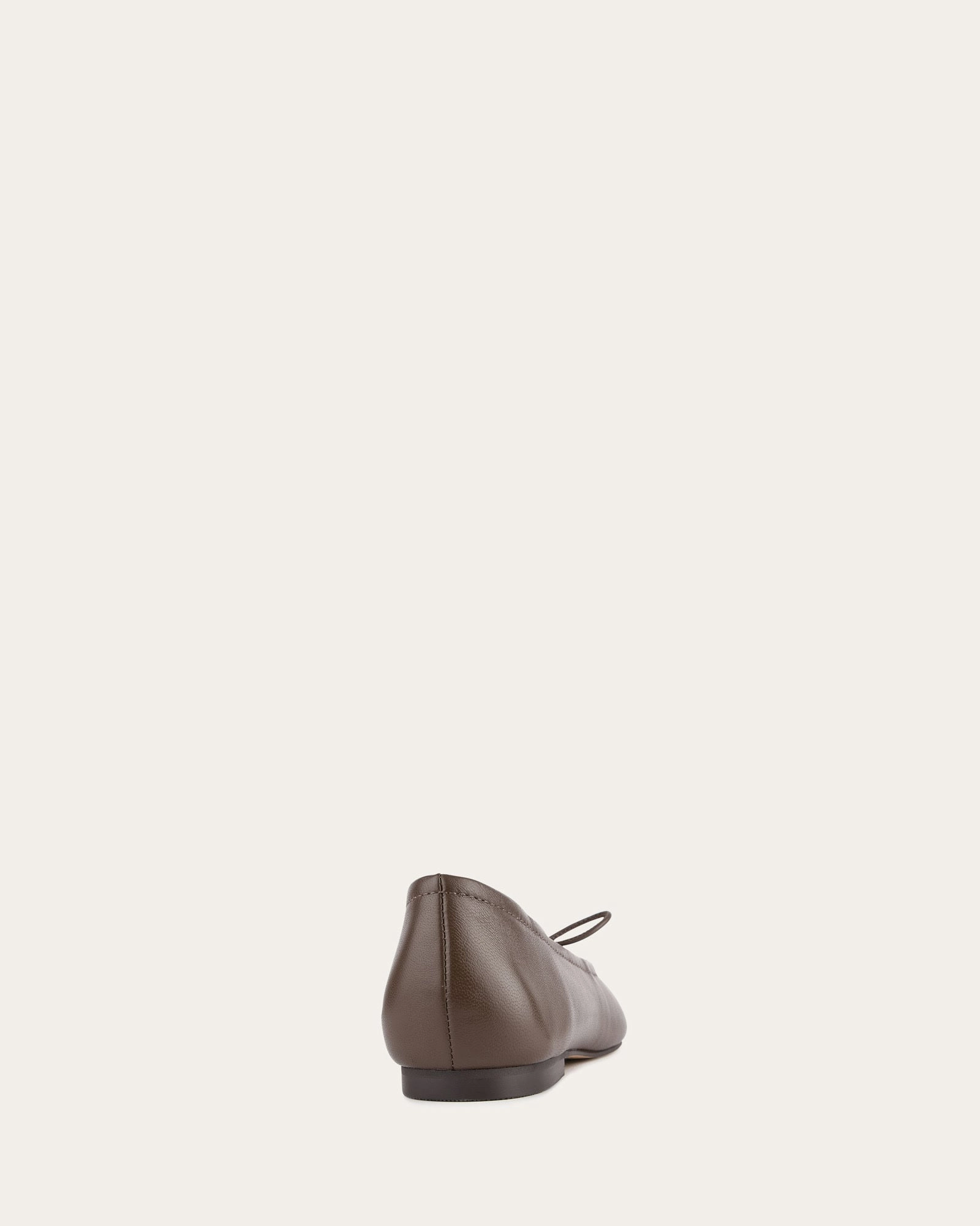 PETAL CASUAL FLATS DARK RYE LEATHER