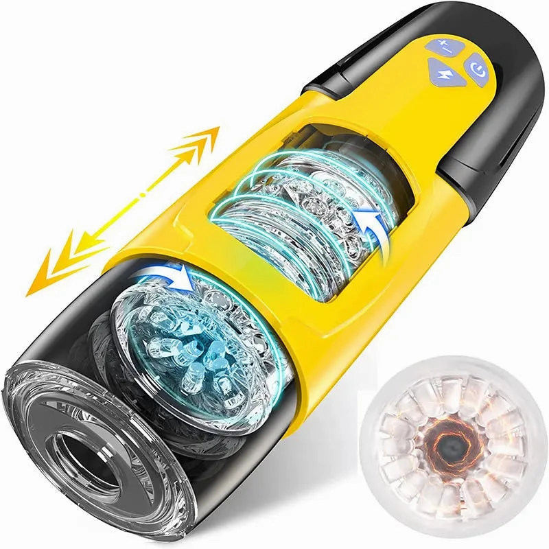 Quusvik Airplane Cup Masturbator for Men - 7 Thrust & Rotate Modes