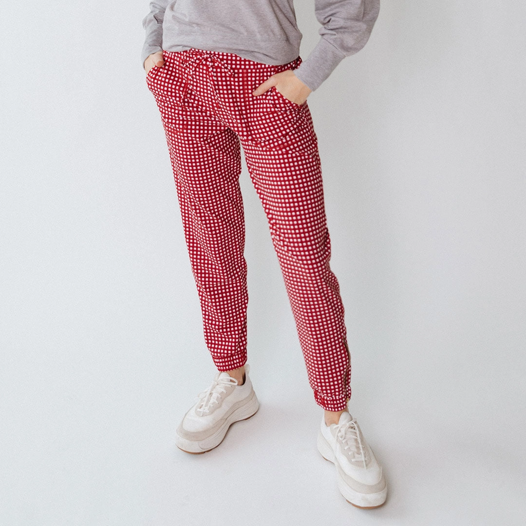 Red Gingham Jetsetters