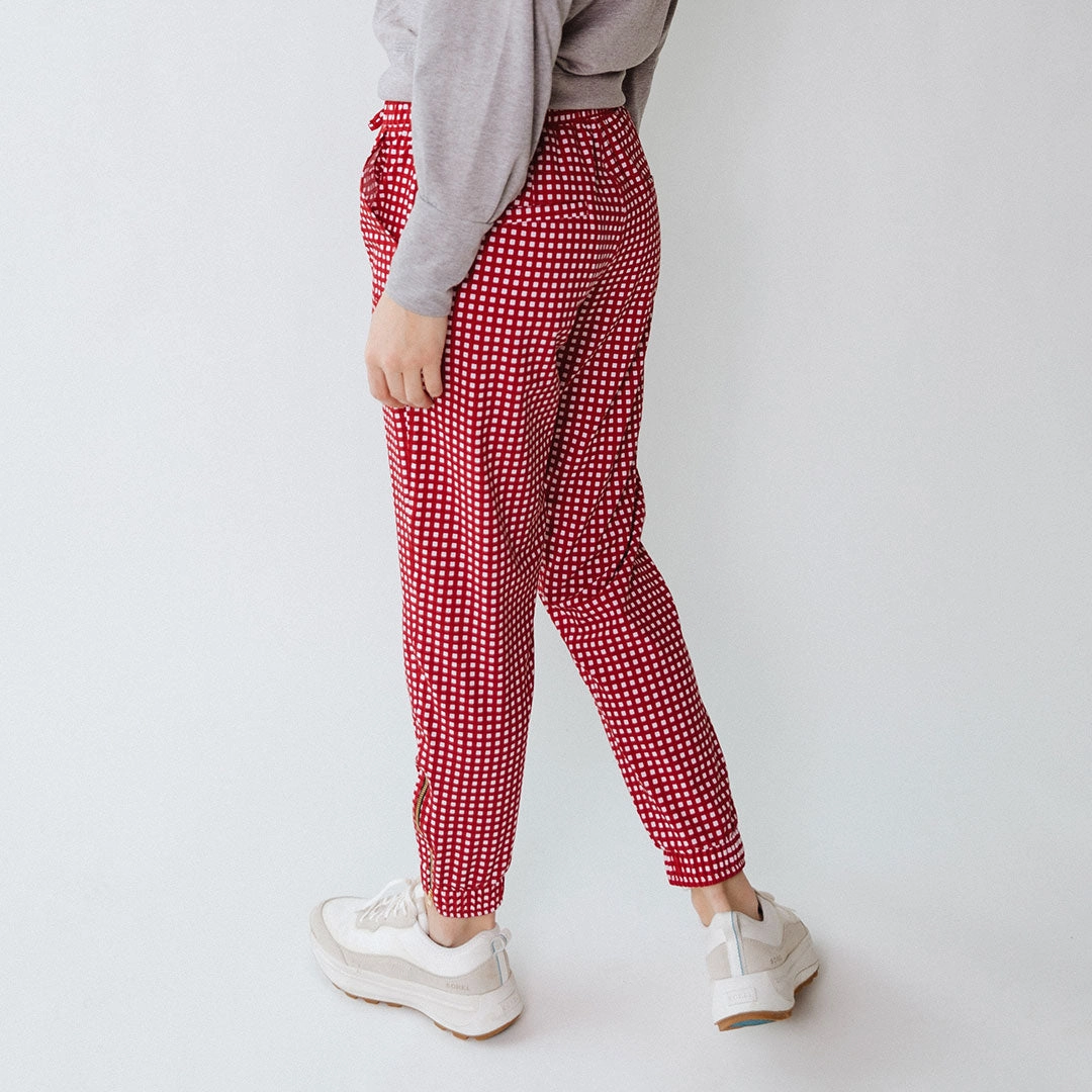 Red Gingham Jetsetters