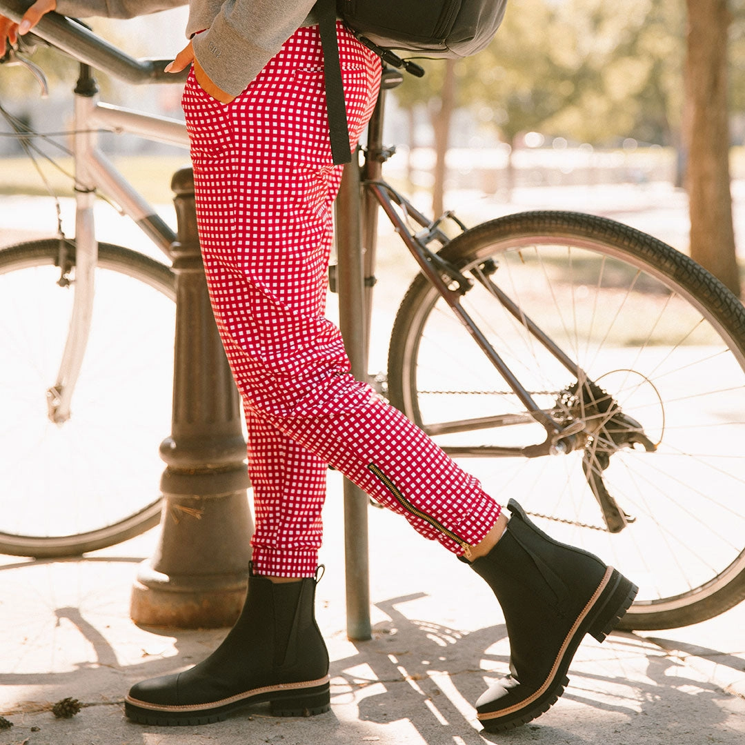 Red Gingham Jetsetters