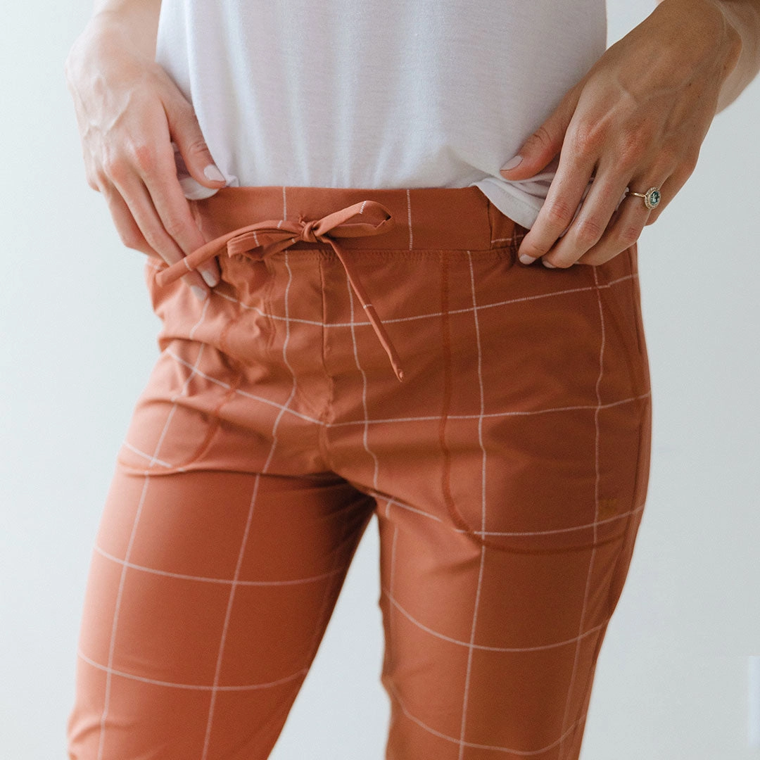 Rust Windowpane Jetsetters