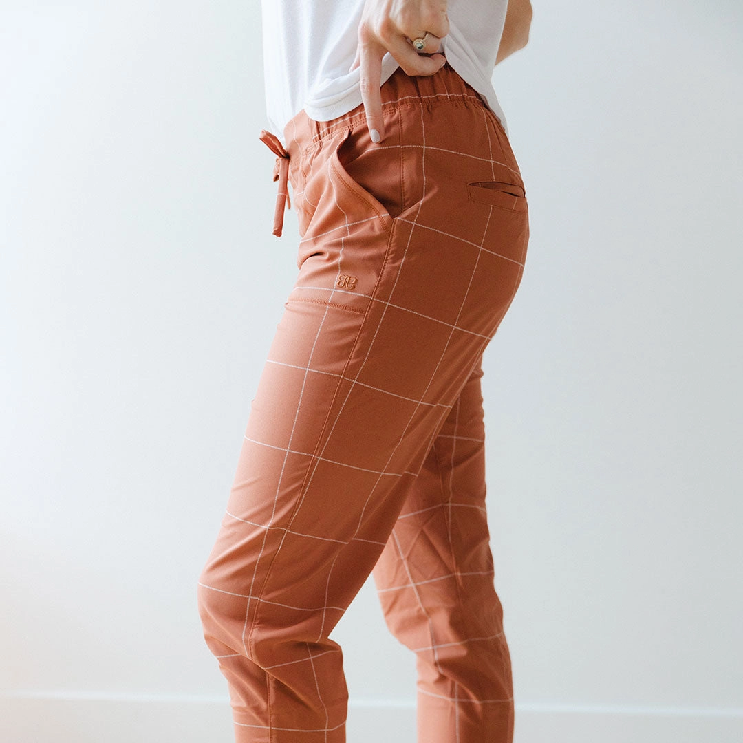 Rust Windowpane Jetsetters