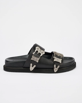 Scribe Footbed Black/Silver