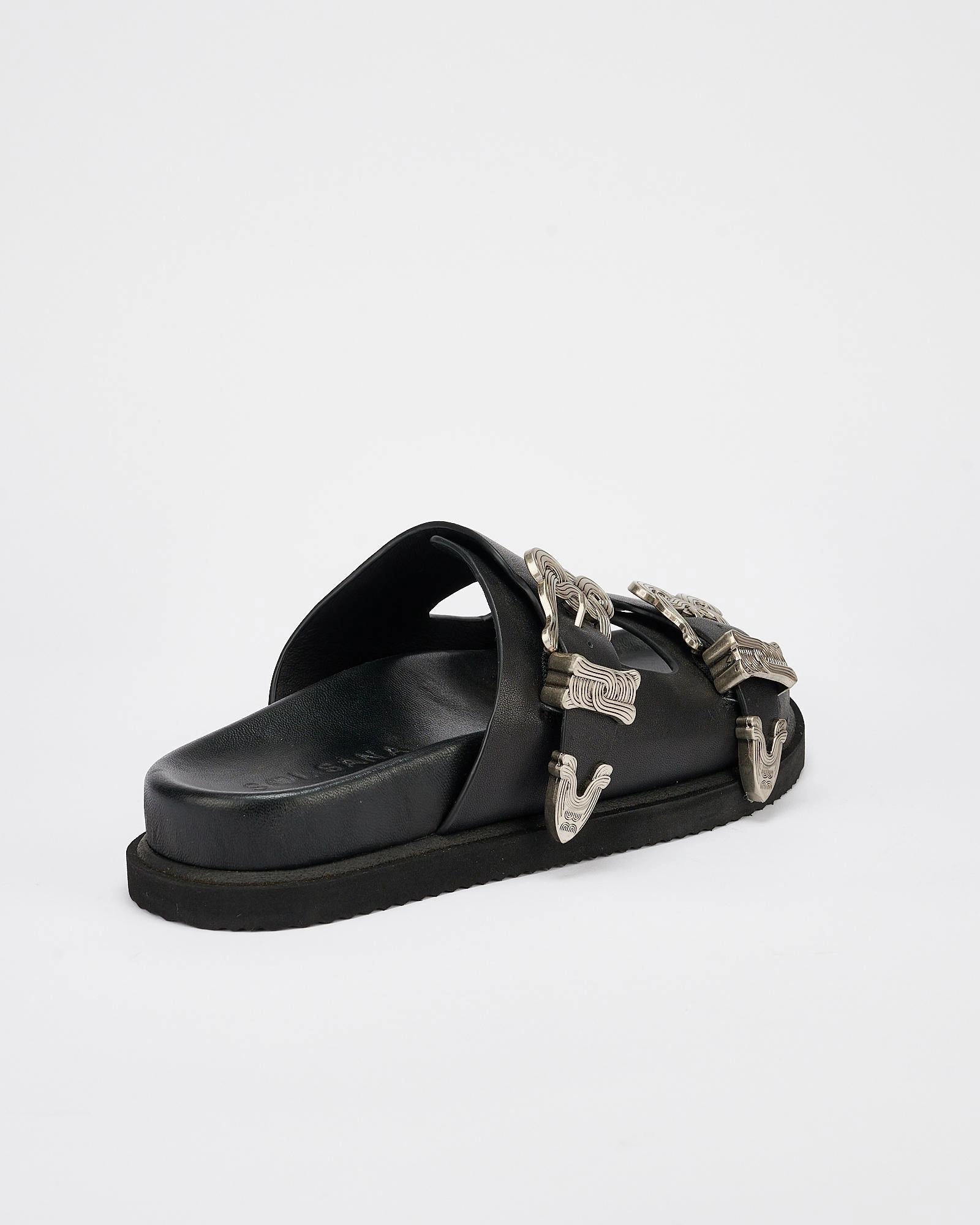 Scribe Footbed Black/Silver