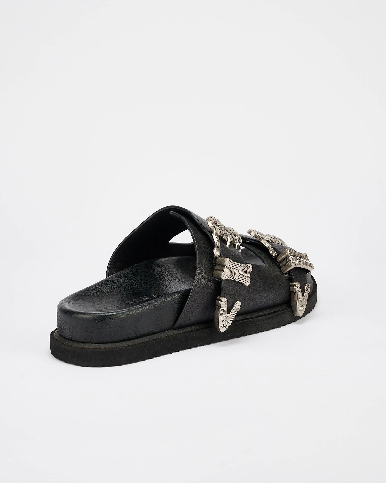 Scribe Footbed Black/Silver