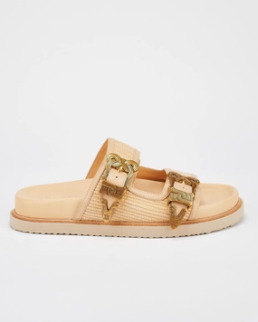 Scribe Footbed Natural Woven/Gold
