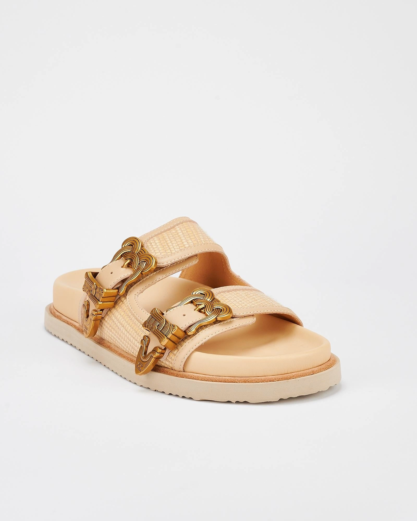 Scribe Footbed Natural Woven/Gold