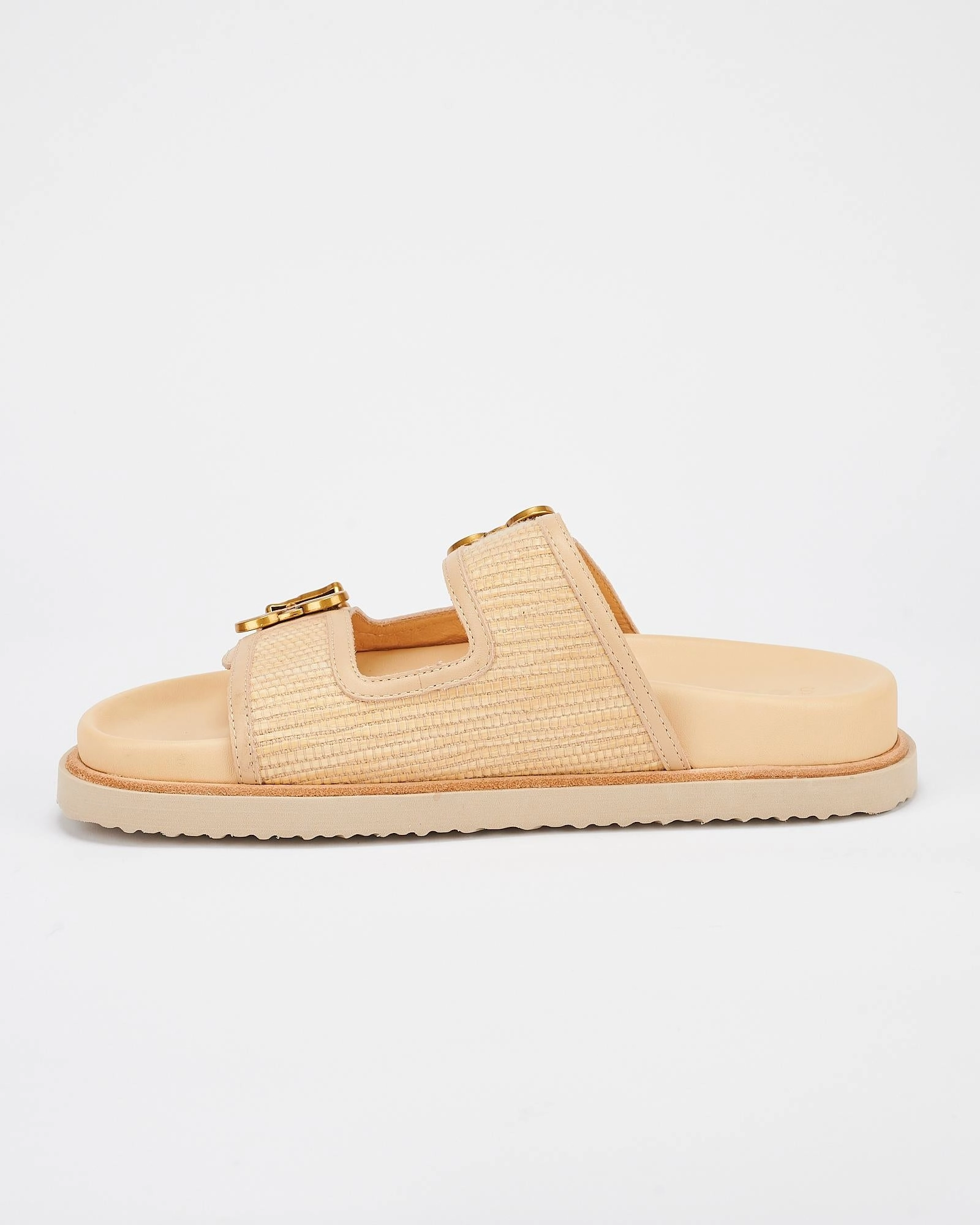 Scribe Footbed Natural Woven/Gold