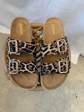 Soda Marfa Leopard Sandal