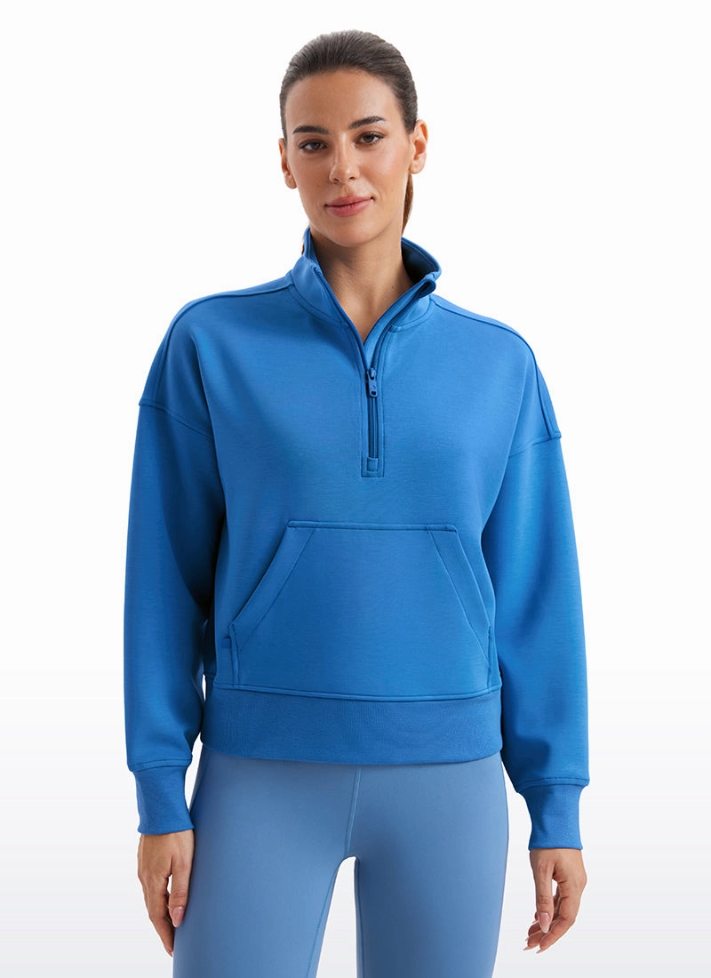 SoftAura Half Zip Pullover Sweatshirt
