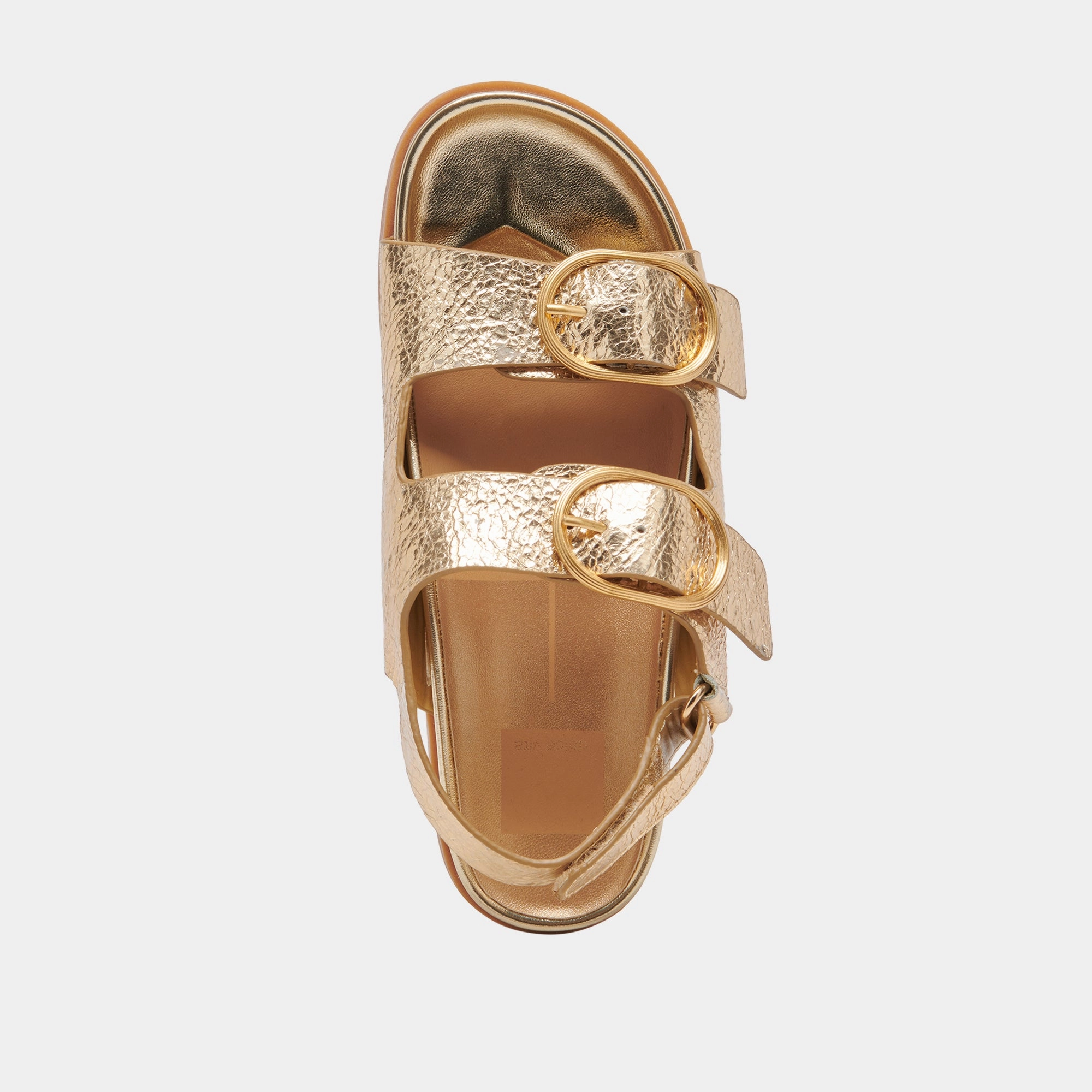 STARLA SANDALS GOLD DISTRESSED LEATHER