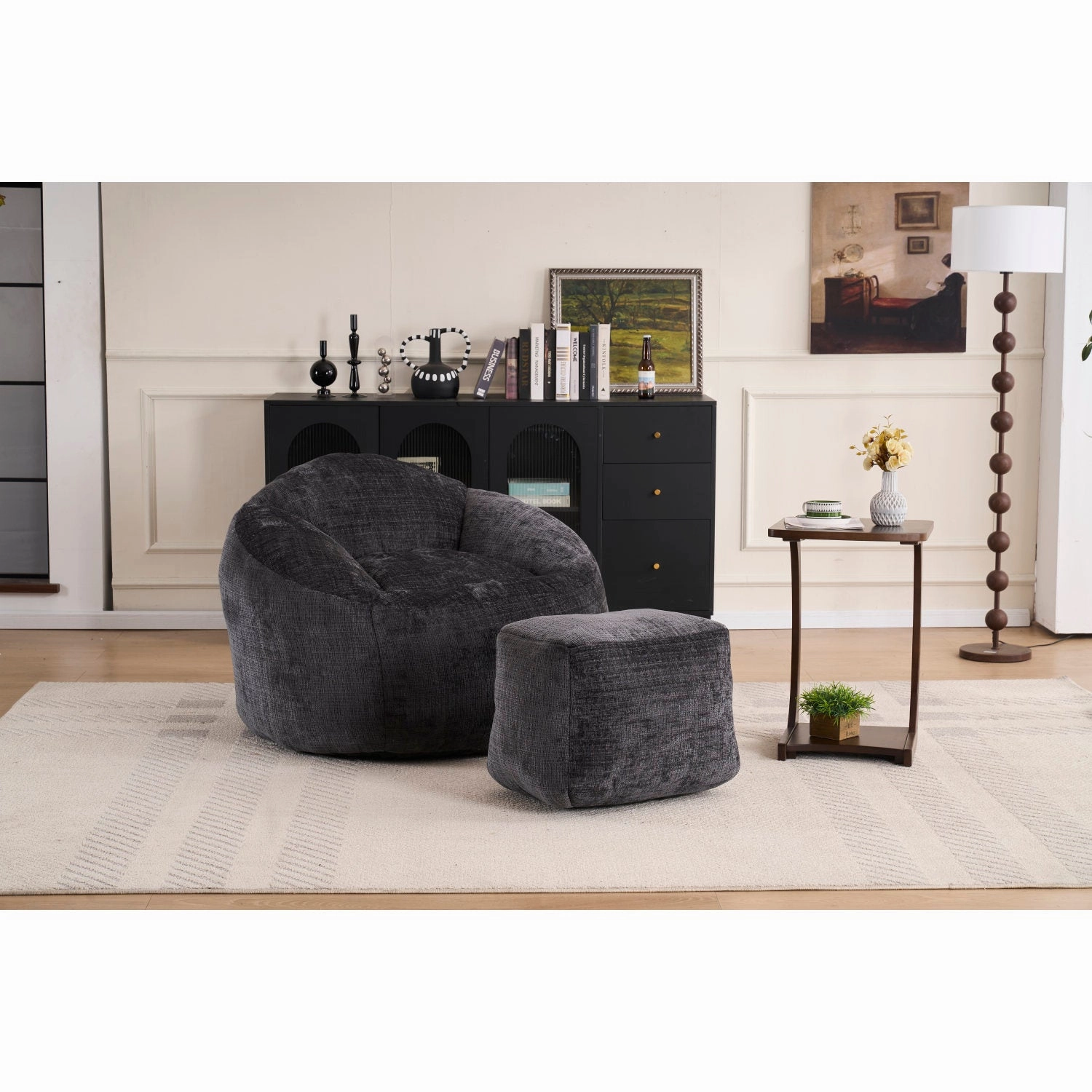 Streamdale Chenille Bean Bag Chair - Indoor/Outdoor