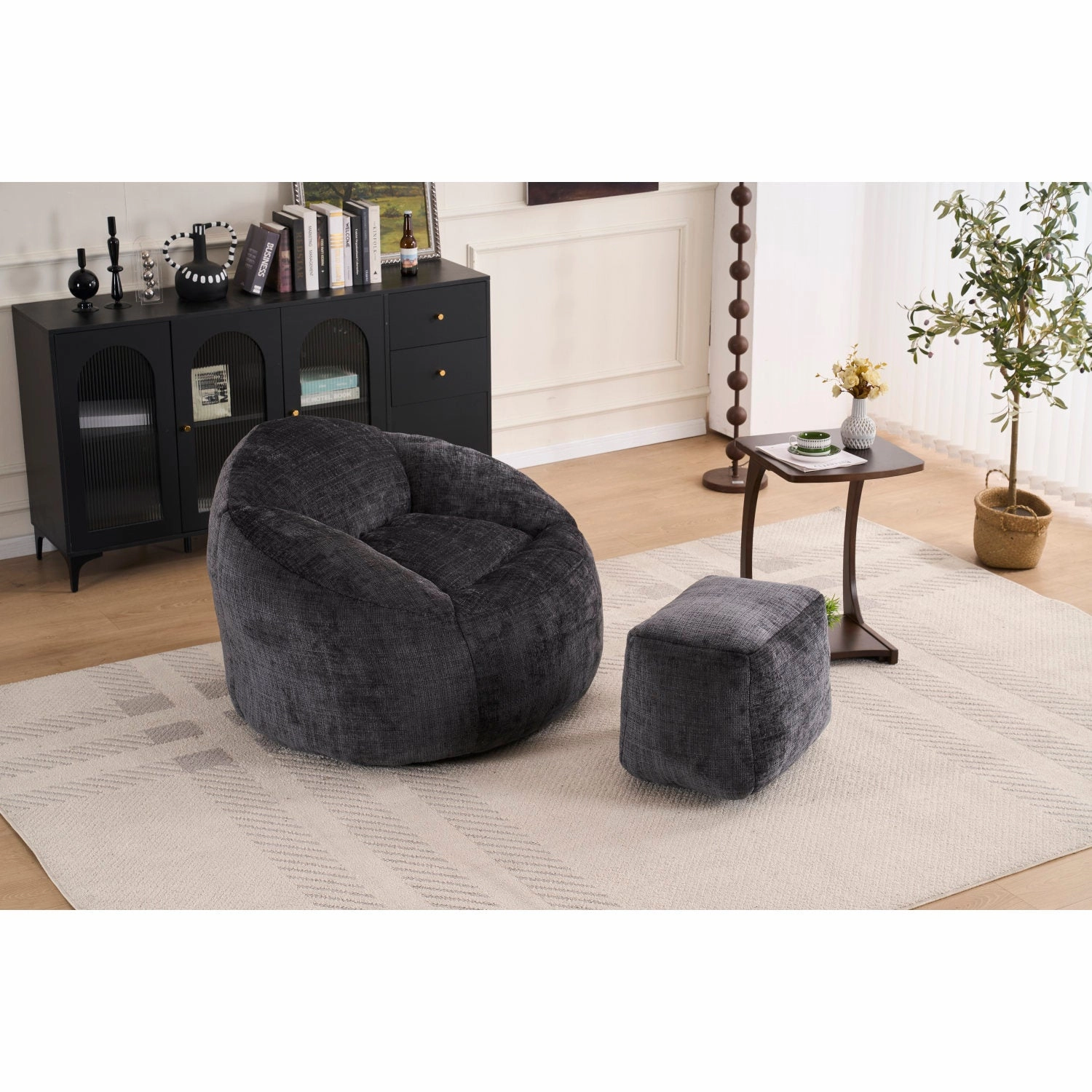 Streamdale Chenille Bean Bag Chair - Indoor/Outdoor