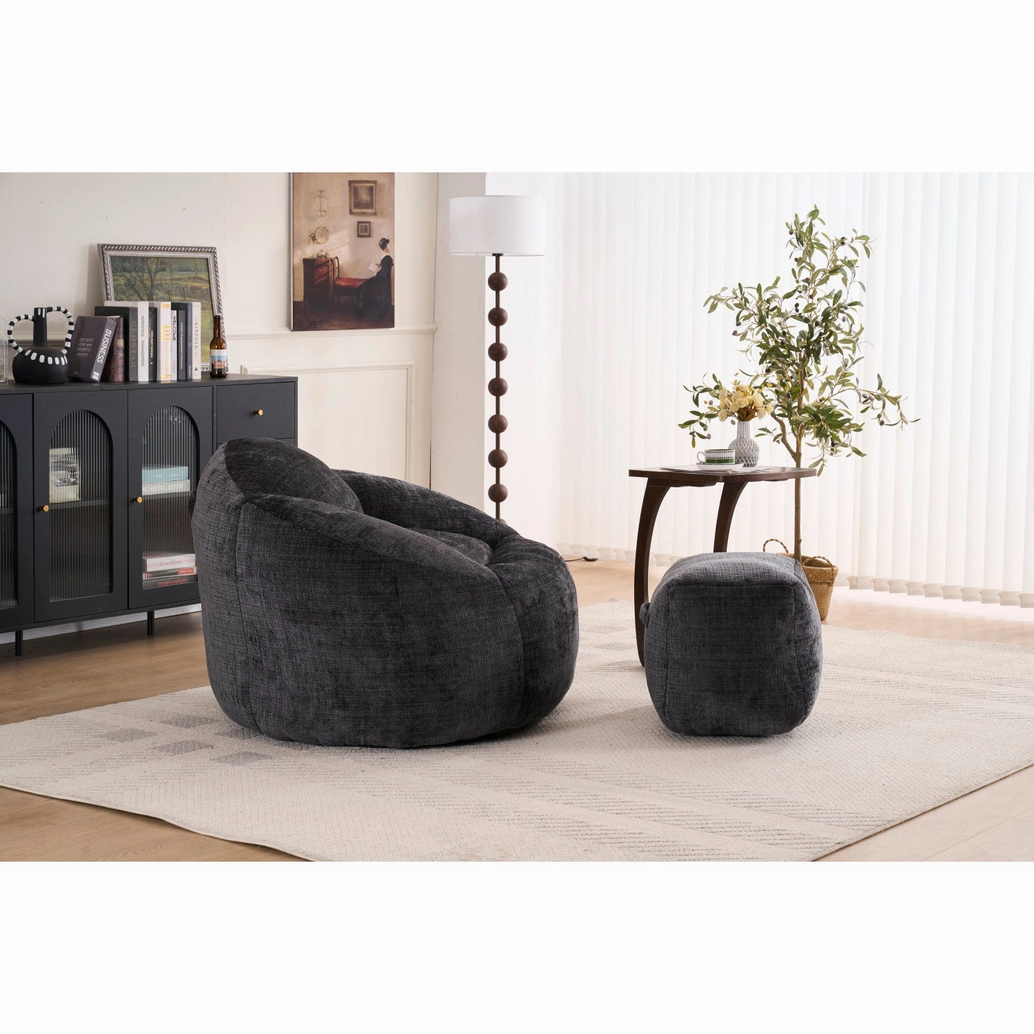 Streamdale Chenille Bean Bag Chair - Indoor/Outdoor