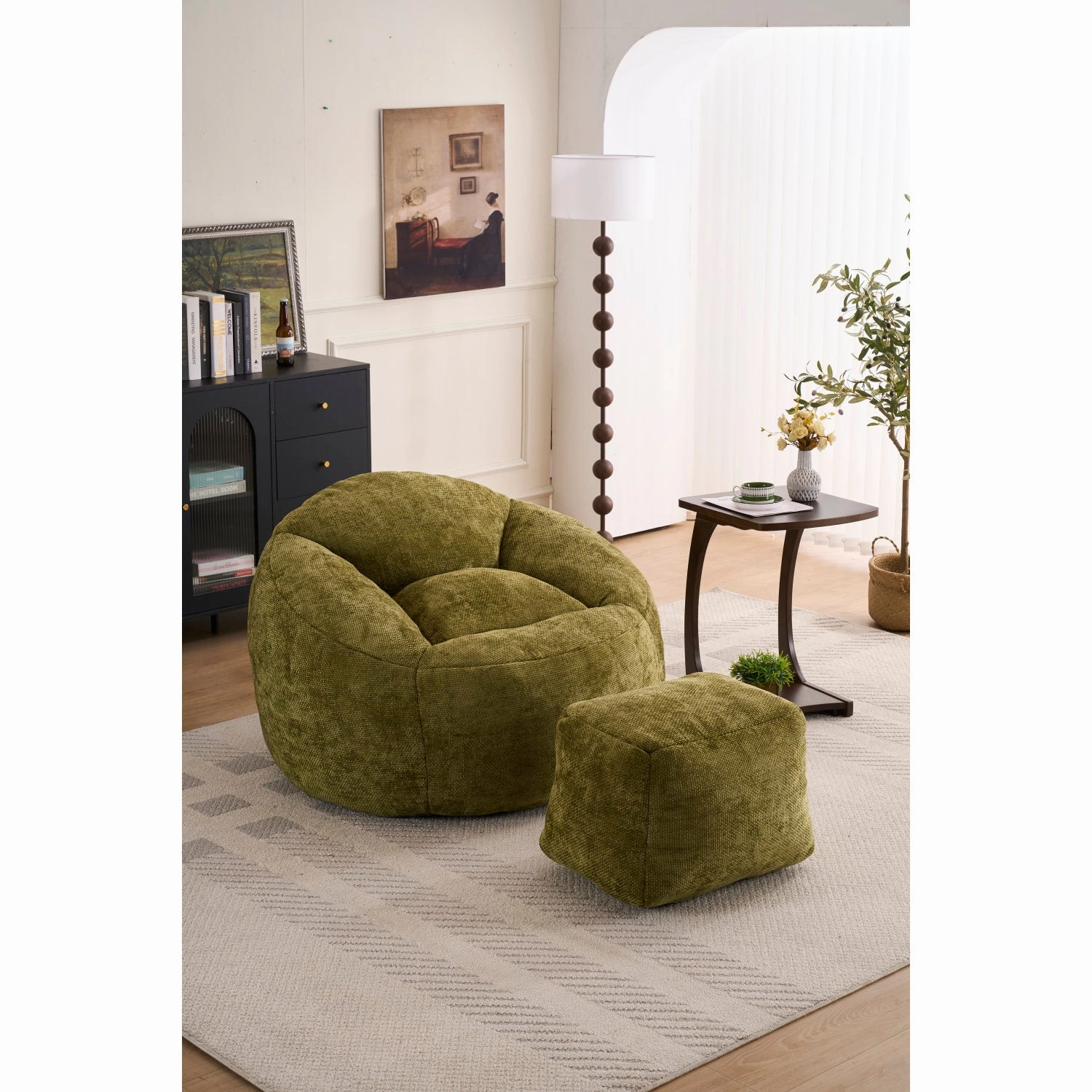 Streamdale Chenille Bean Bag Chair - Indoor/Outdoor
