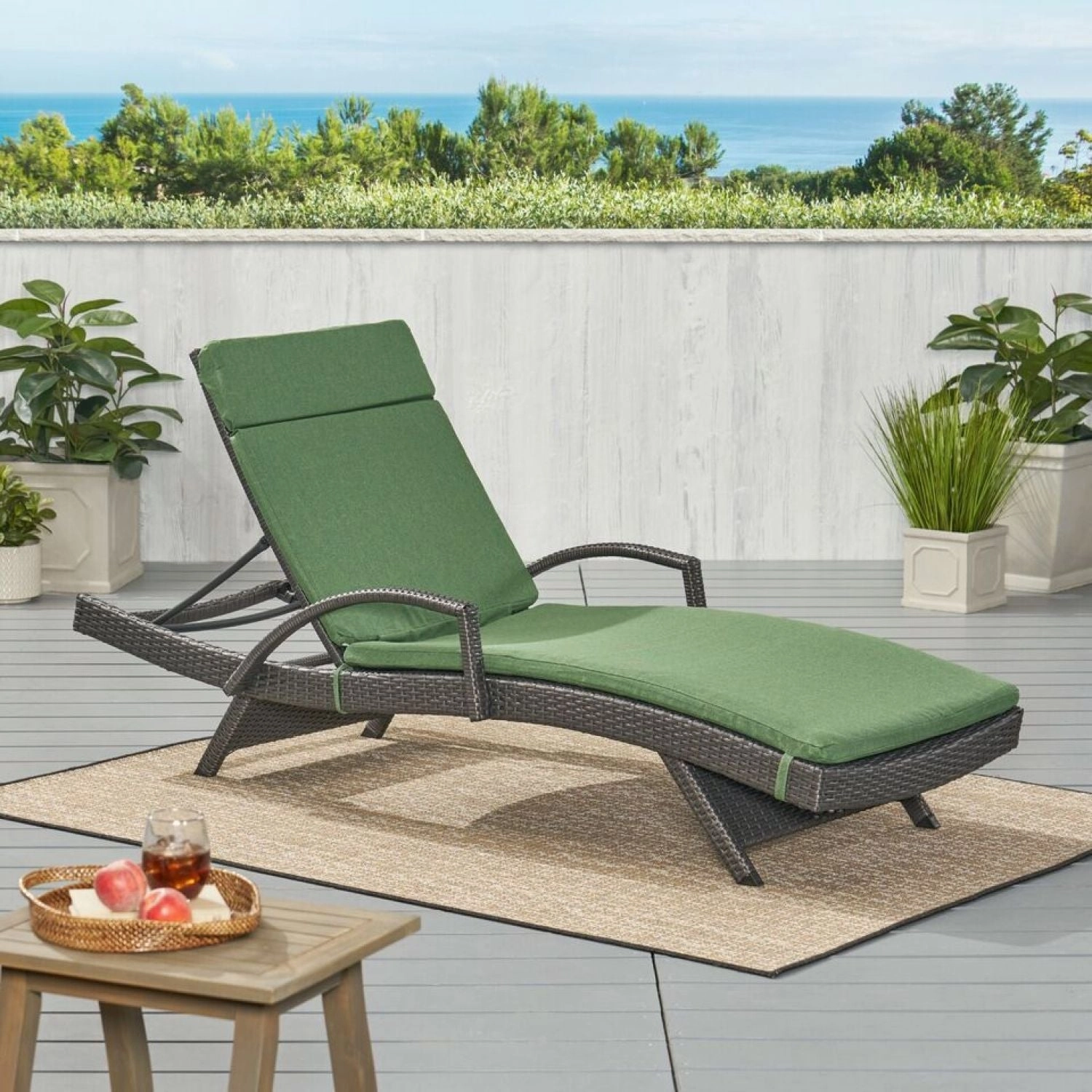 Streamdale Outdoor Chaise Lounge Cushion (2PCS)