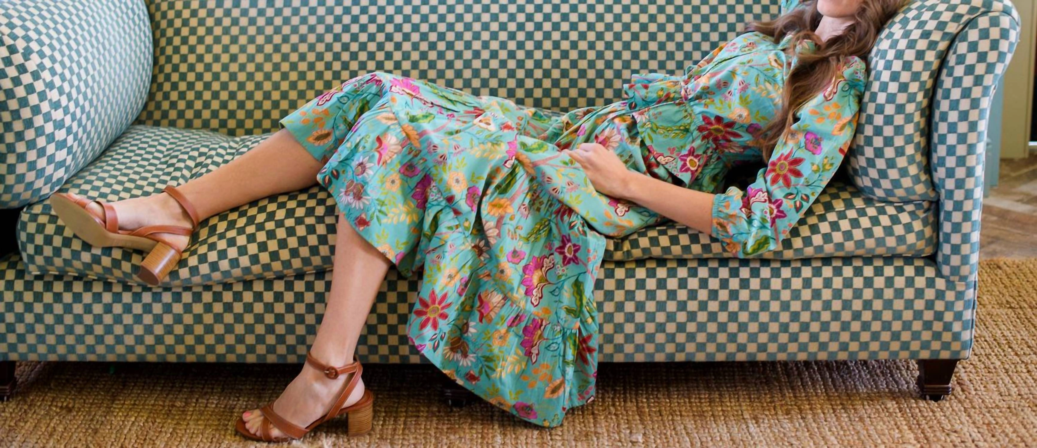 Surrey Midi Skirt In Exotic Flower