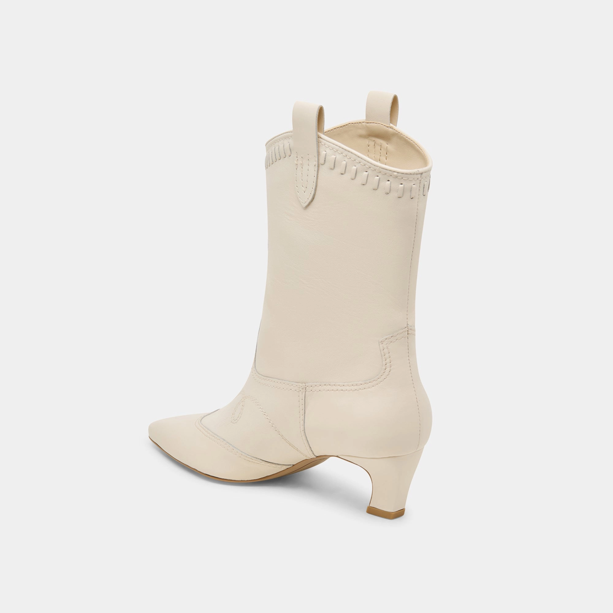 TAVLA BOOTS OFF WHITE LEATHER