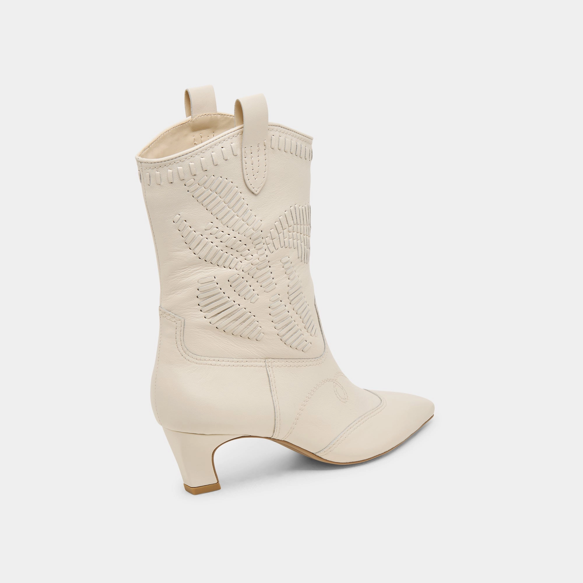 TAVLA BOOTS OFF WHITE LEATHER