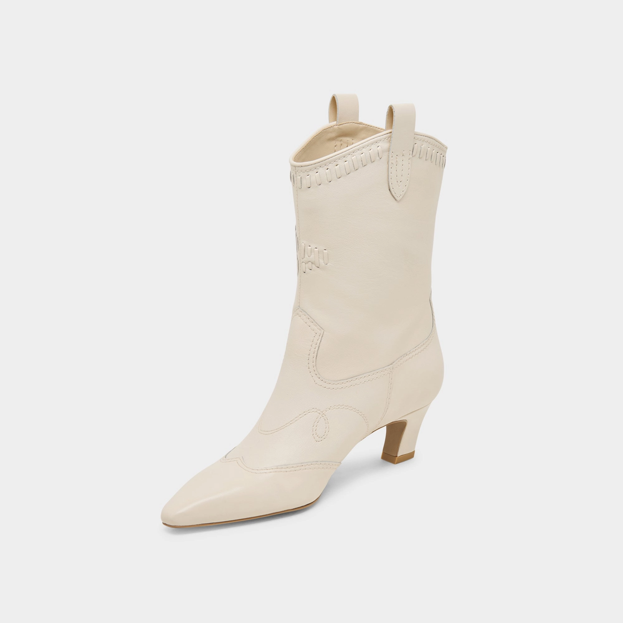 TAVLA BOOTS OFF WHITE LEATHER