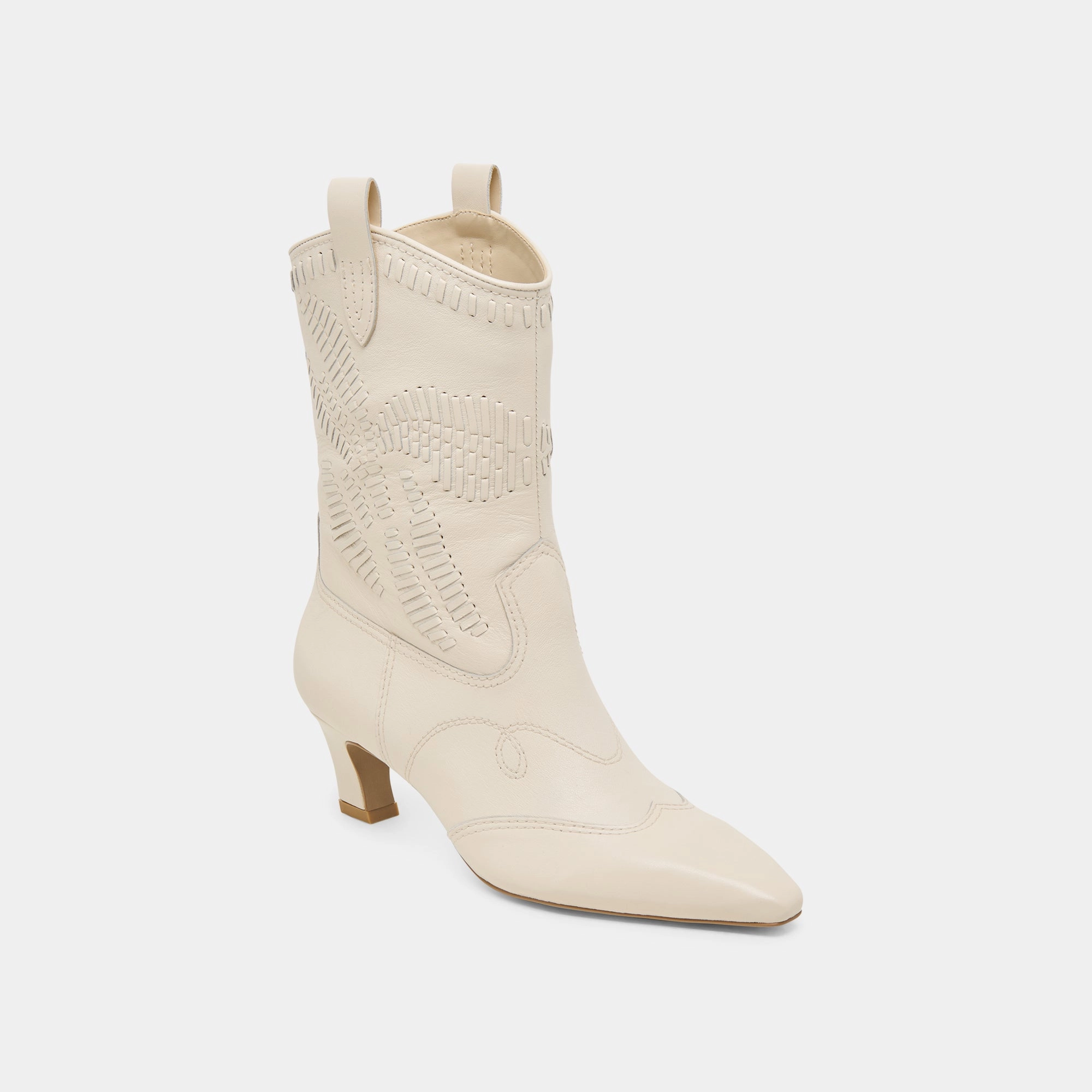 TAVLA BOOTS OFF WHITE LEATHER
