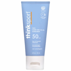 Thinksport SPF 50 Clear Zinc Active Face