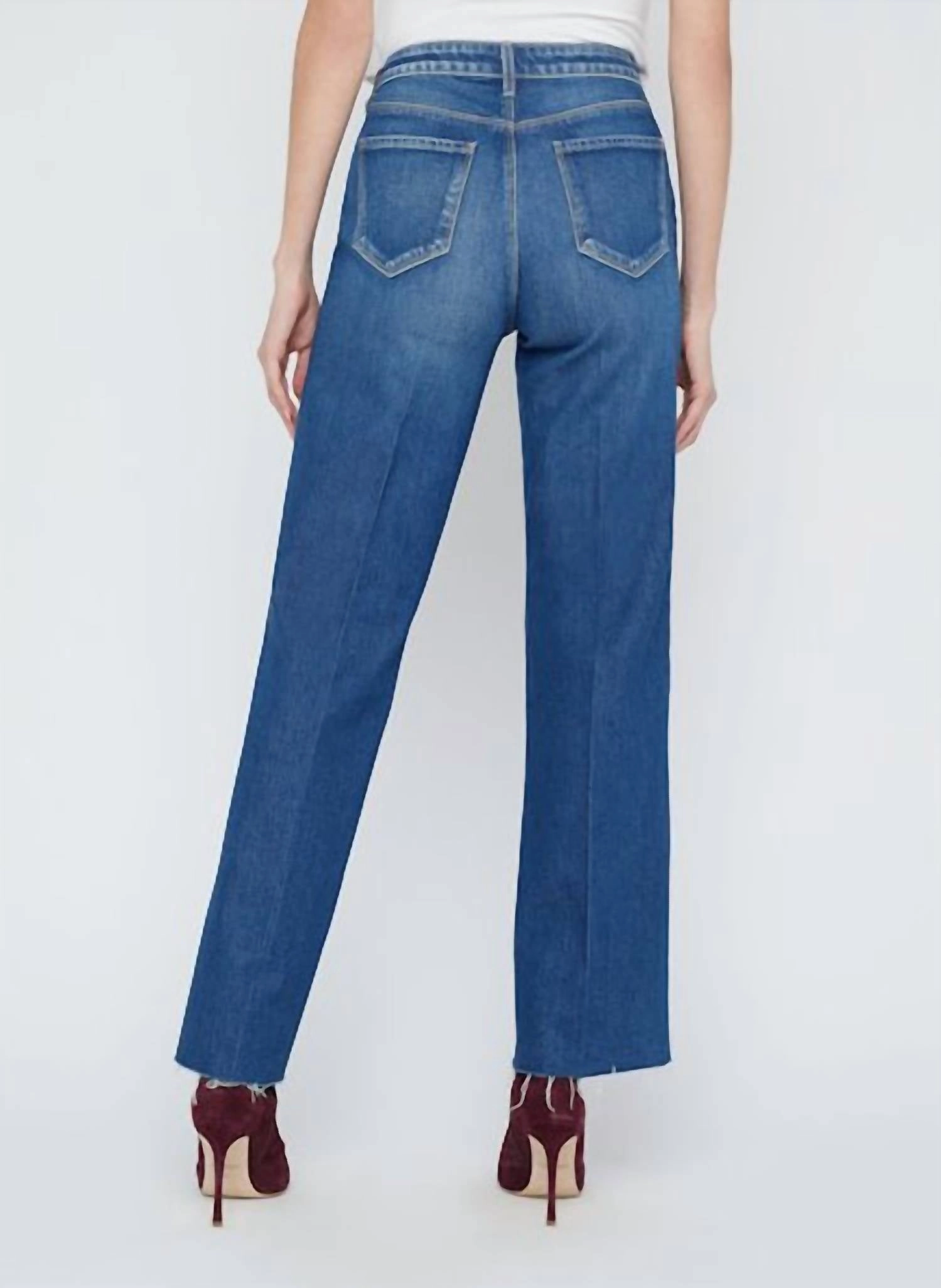 Tiana High Rise Wide Leg Jean In Ladera