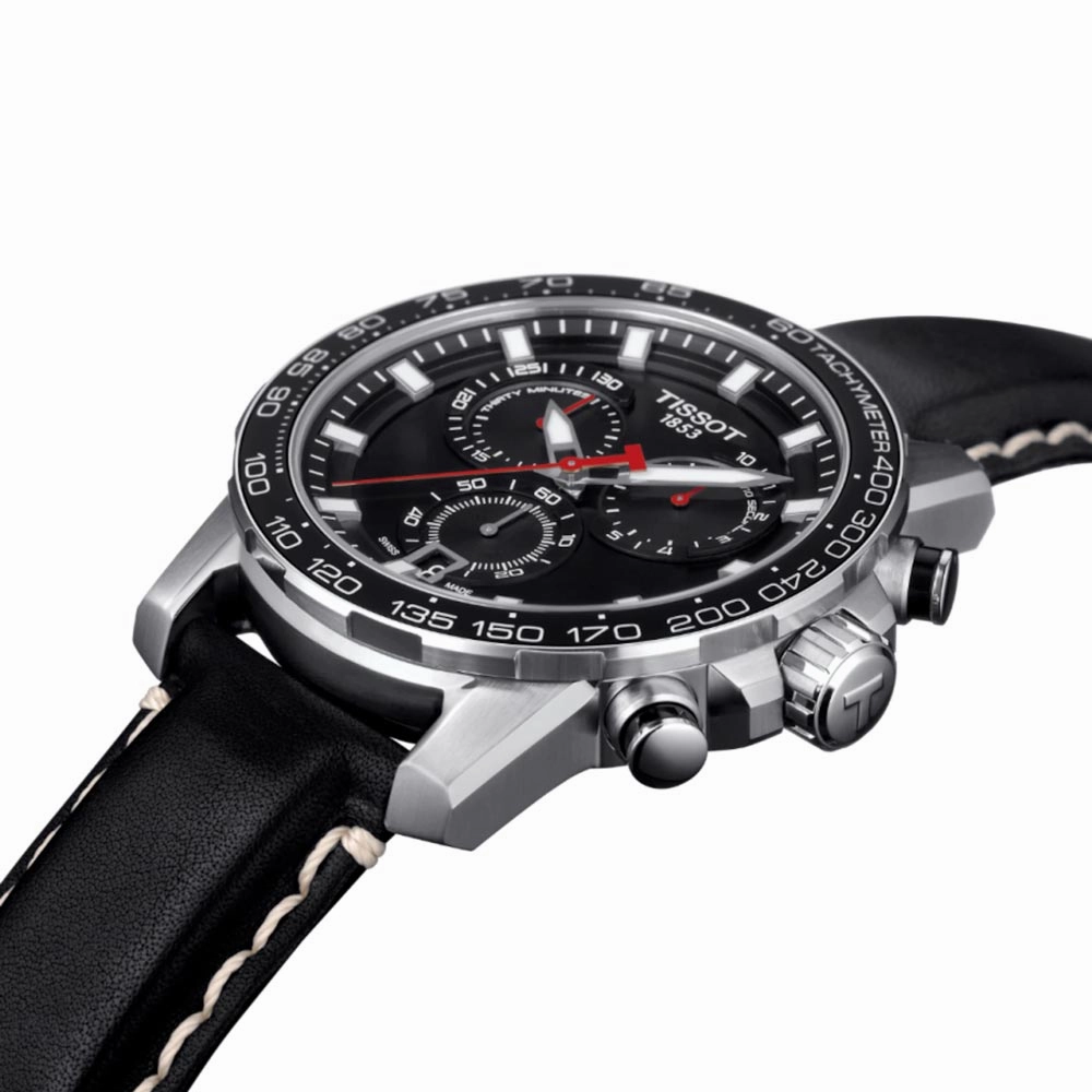 Tissot Supersport Chrono 45.5mm Black Dial Quartz Gents Watch T1256171605100