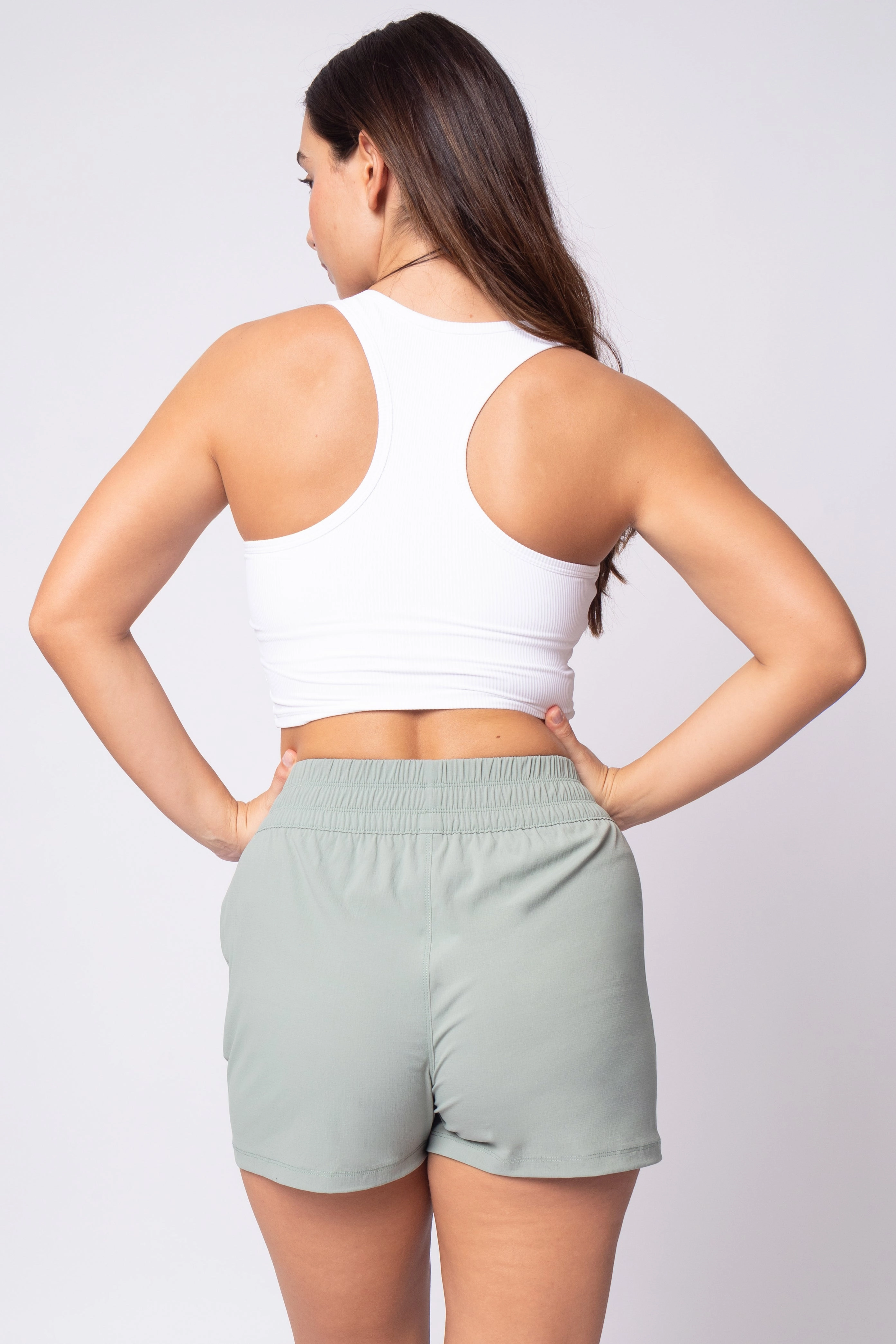 Trekki Trail Path Commuter Outdoor Utility Skort with Elastic Waistband