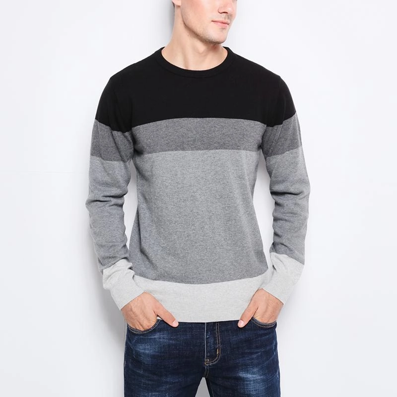 West Louis™ Casual O-Neck Sweater Pullover