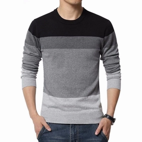 West Louis™ Casual O-Neck Sweater Pullover