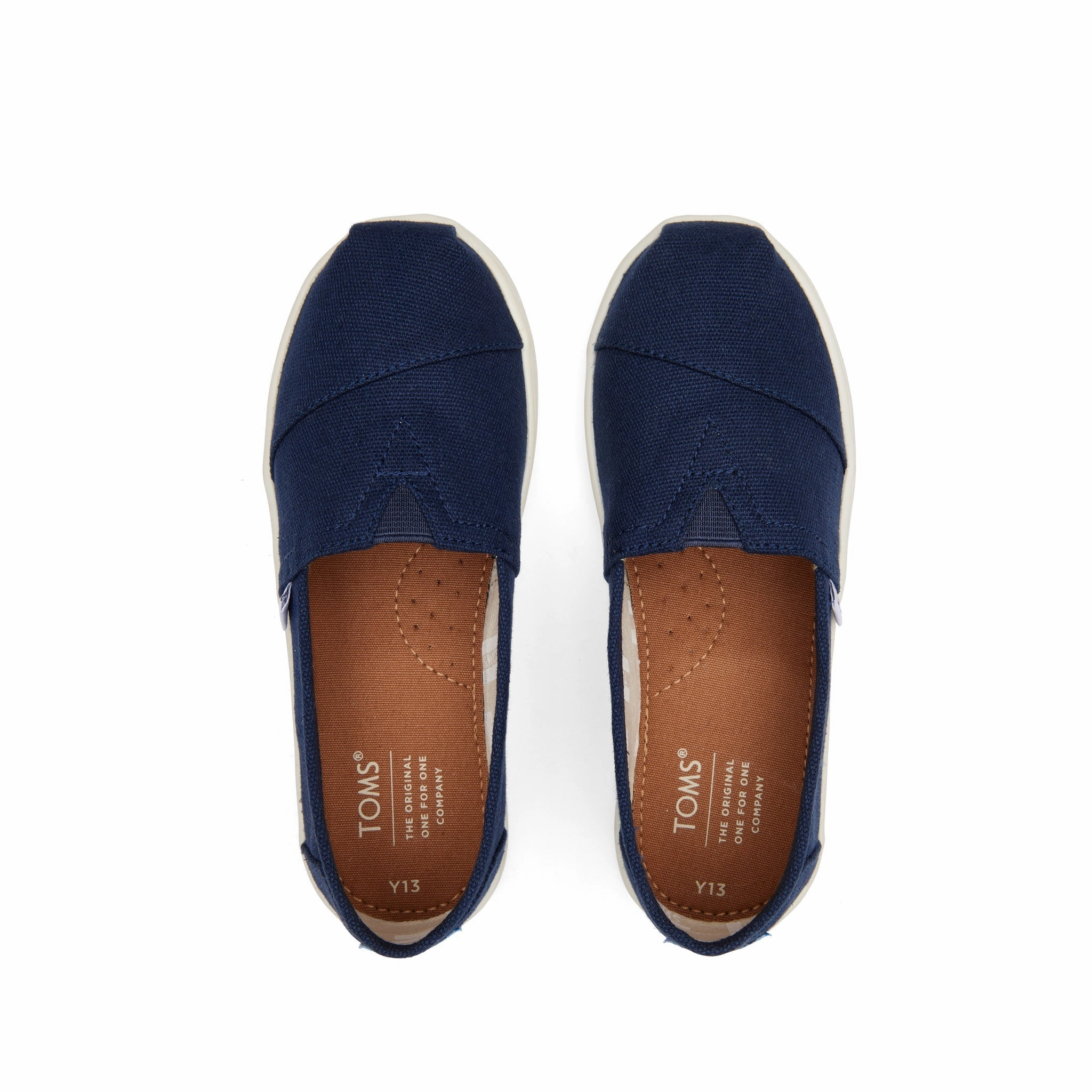 Youth Alpargata Navy Canvas Kids Shoe